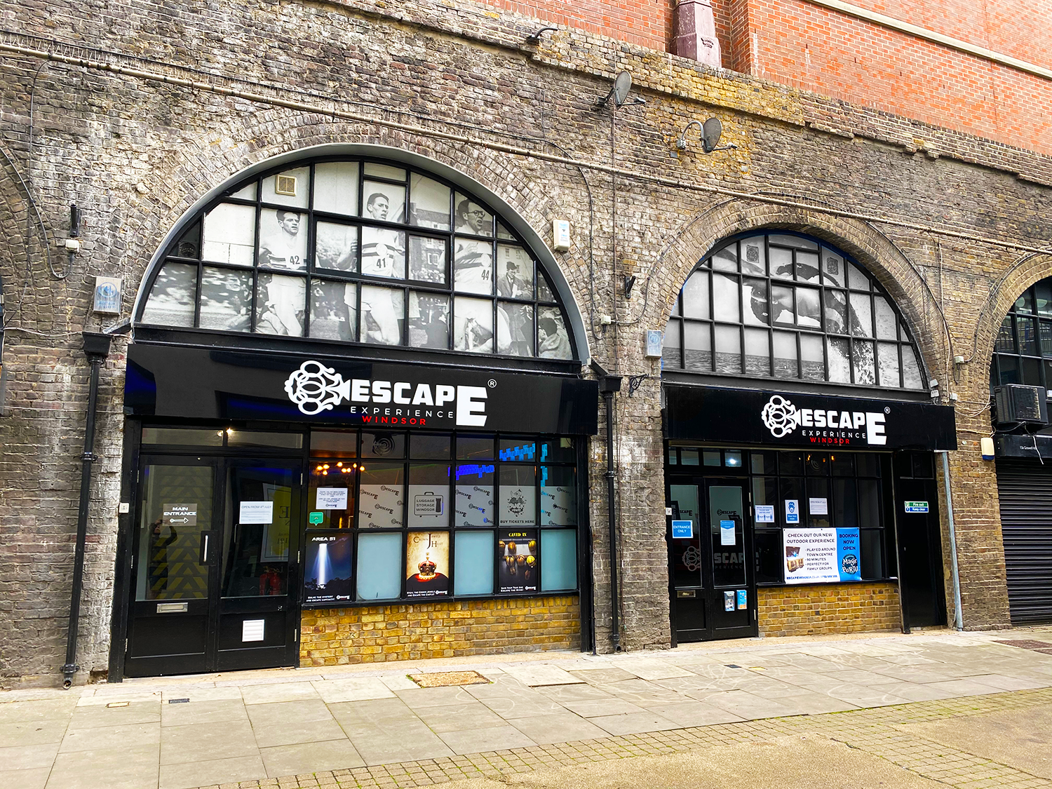 a large brick building